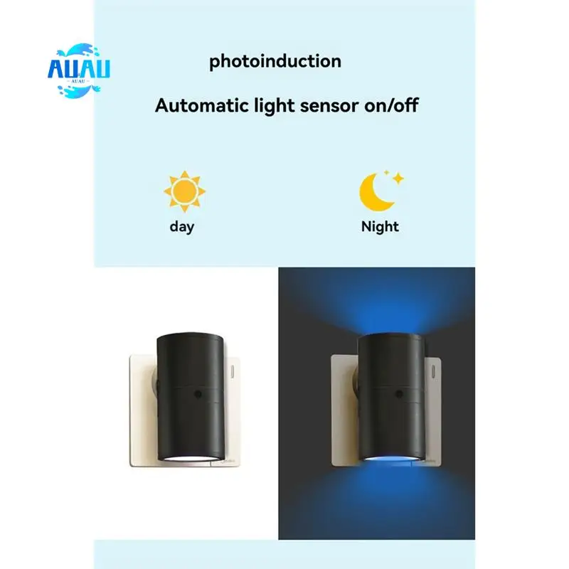 

AUAU-LED RGB Wall Lamp Smart Remote Control Colorful Bedside Night Light For Bedroom Corridor Stairs Wall Sconce