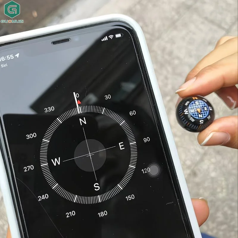 1/3pcs Plastic Mini Ball Compass High Precision Waterproof Clear For Hiking Camping Outdoor Direction Guidance