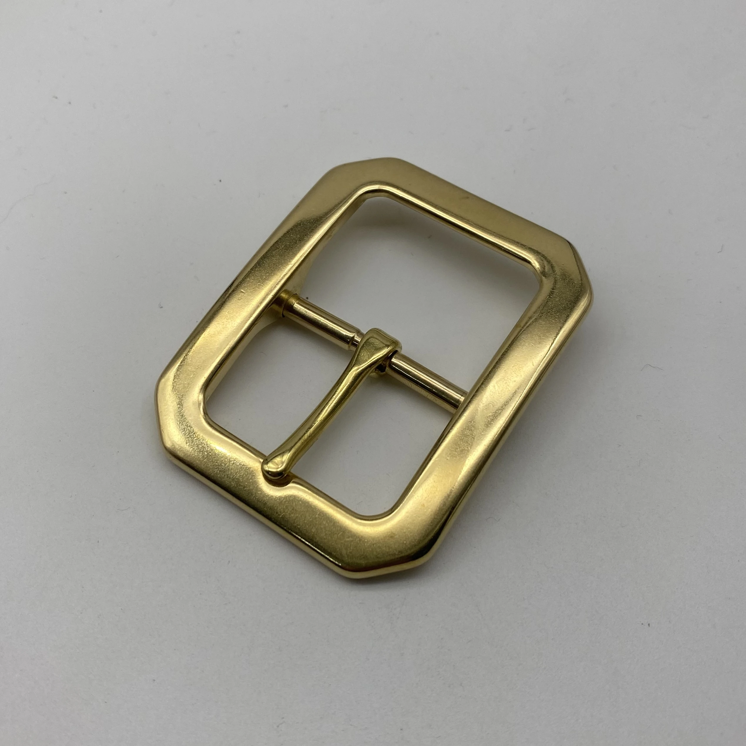 Beautiful Luxury Buckle Gold Brass Buckle For Leather Belt Japan Design 39mm