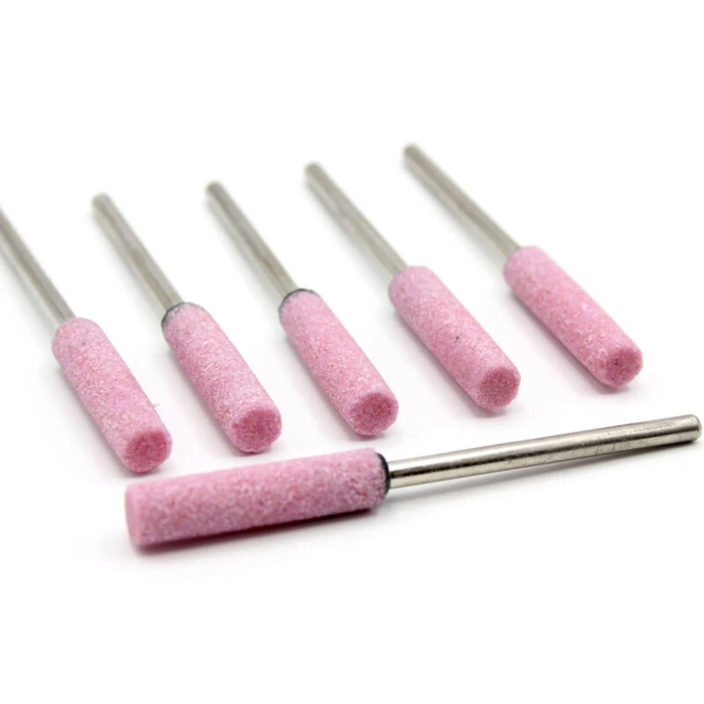 Вращающийся инструмент, шлифовальное сверло, высокая твердость, высокое качество, полировальный камень для металла, хвостовик 3 мм, 6 шт., керамика, горячая распродажа