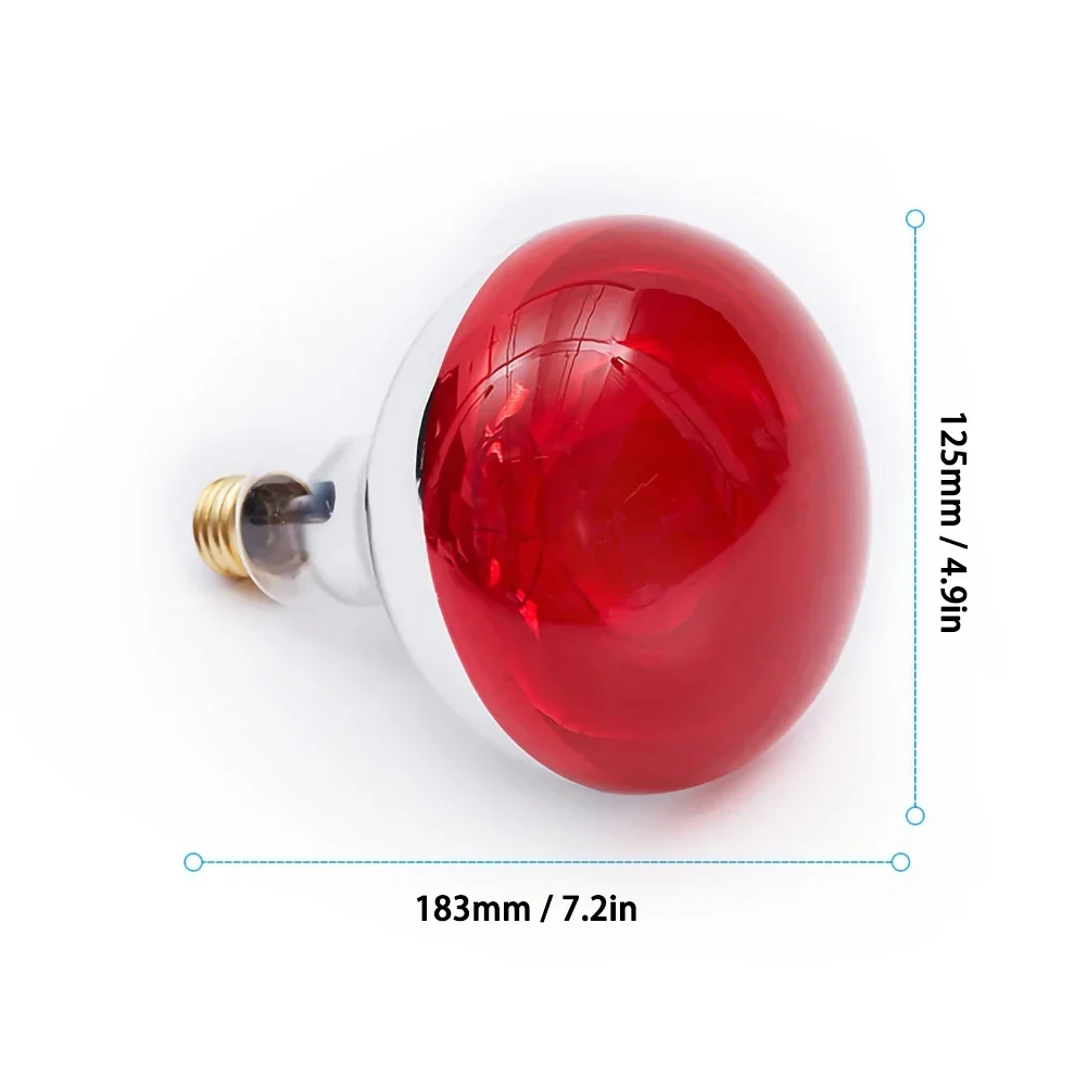 150W 275W Infrared Light Therapy Red Bulb Massage for Body Neck Ache Arthritis Muscle Hyperthermia Lamp Body Joint Pain Relief