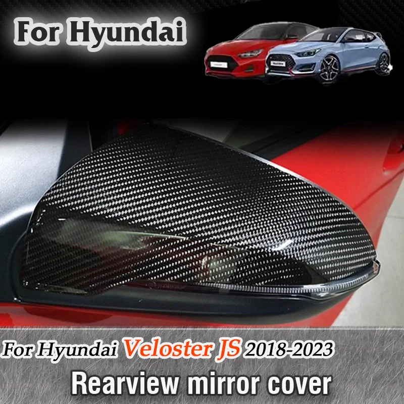For Hyundai Veloster JS 2018 2019 2020 2021 2022 2023 Rearview Mirror Cover Side Rear View Mirror Shell Trim Exterior Decoration