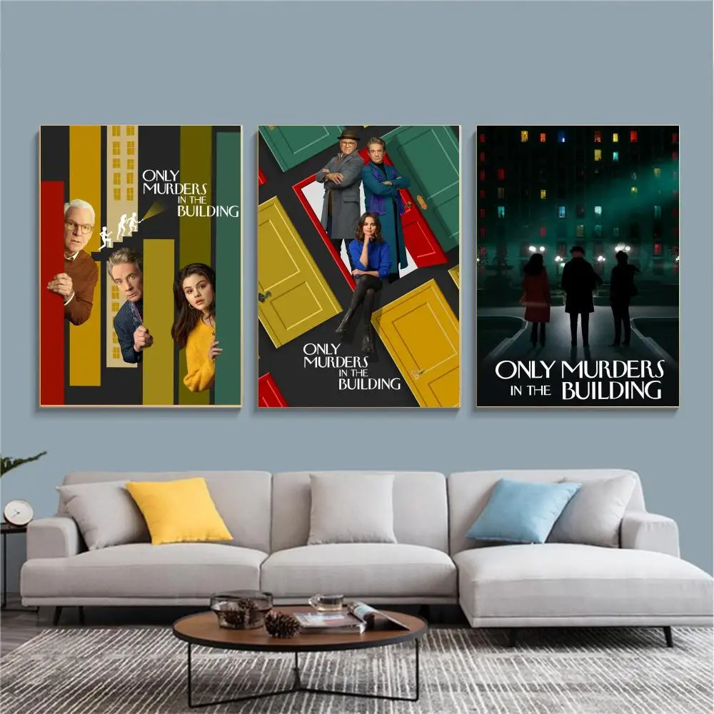 tv series O-Only Murders in the Building-G Painting Calligraphy Nature Inspired Artwork for Living Room  Home Decoration
