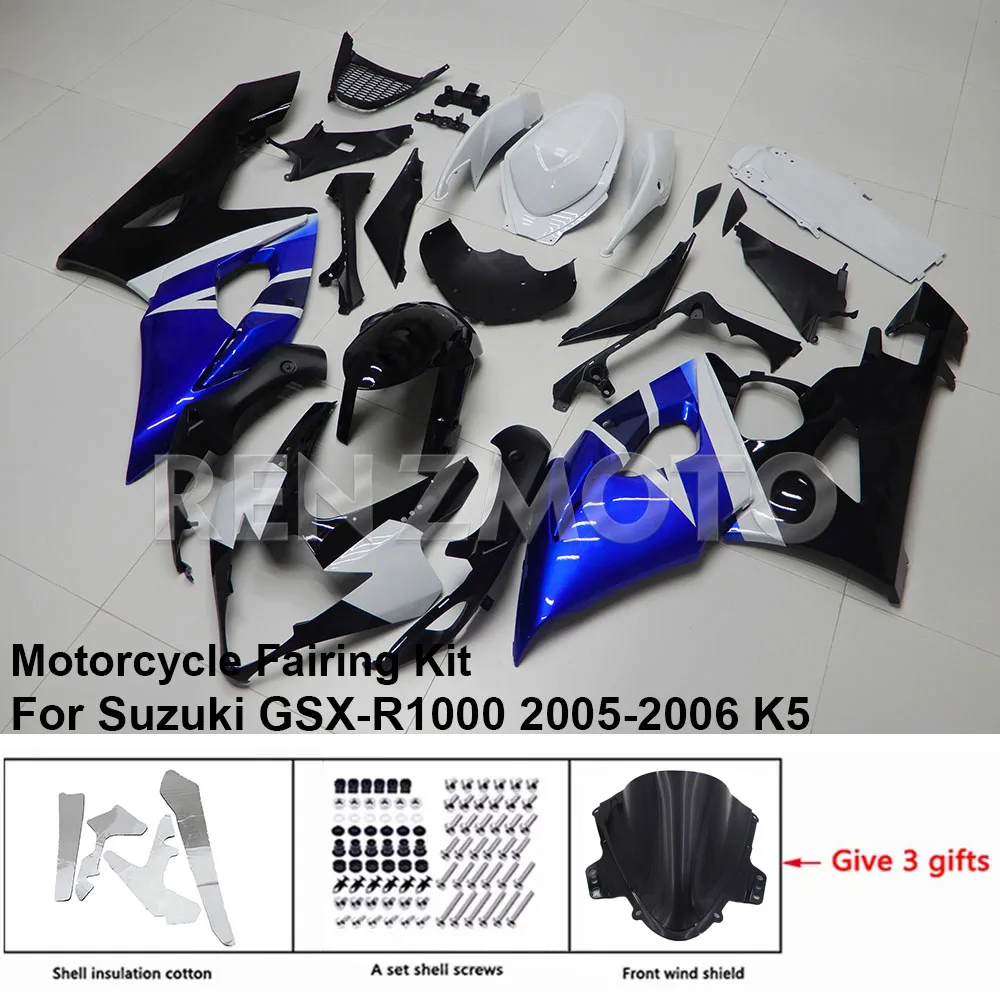 

S1005-107a For Suzuki GSX-R1000 2005-2006 K5 K6 Fairing Motorcycle Set Body Kit Decoration Plastic Guard Plate Accessories Shell