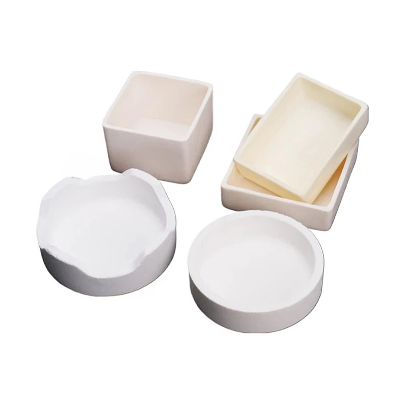 Dental Corundum Sintering Tray Porcelain Tooth Sintering Furnace Crucible for Crystallization High Temperature Resistance