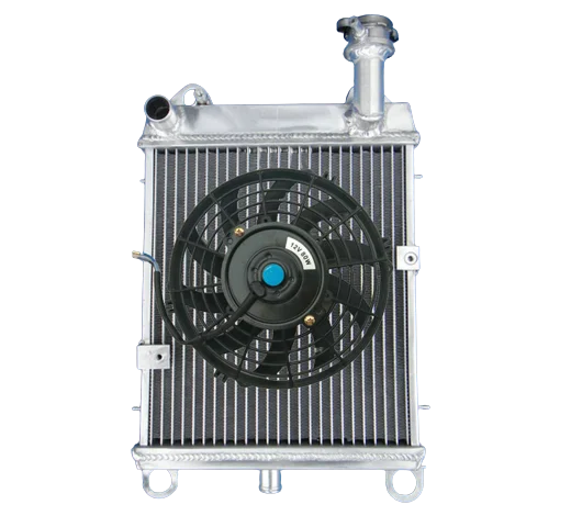 4 ROW Aluminum Radiator + fan For Honda Goldwing 1100 GL1100 Gold Wing GL 1100