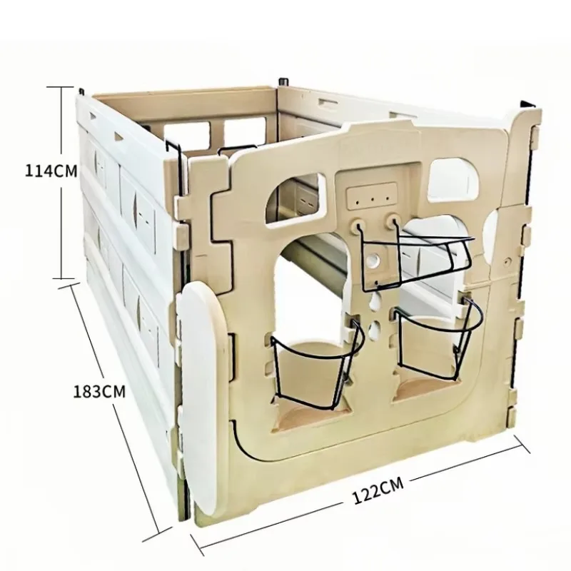 Farm Equipment Indoor Calf House Easy Installation Grade Plastic Baby Cage Calf House