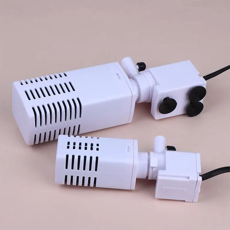 Aquarium Filter Pump Fish Tank Submersible Silent Air Oxygen Aerator Water Change Pump Aquarium Air Pump Wave Maker 220v