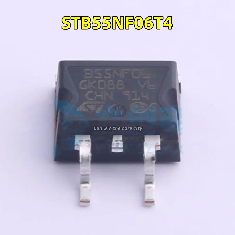 1-100 PCS/LOT STB55NF06T4 Screscreen B55NF06 field effect tube TO-263 N channel 60V new original