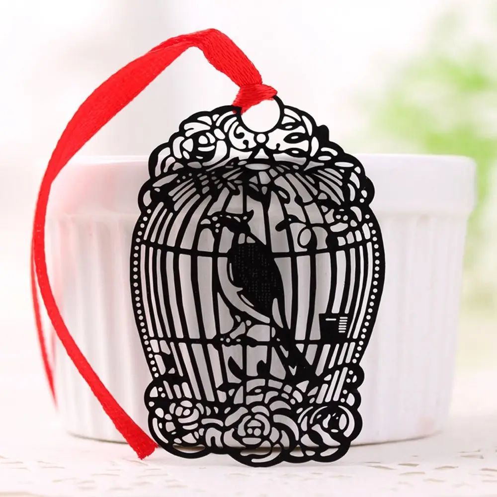 1Pcs Chinese Style Metal Hollow Bookmark Exquisite Book Clip Portable Book Page Pagination High-quality Book Page Marker