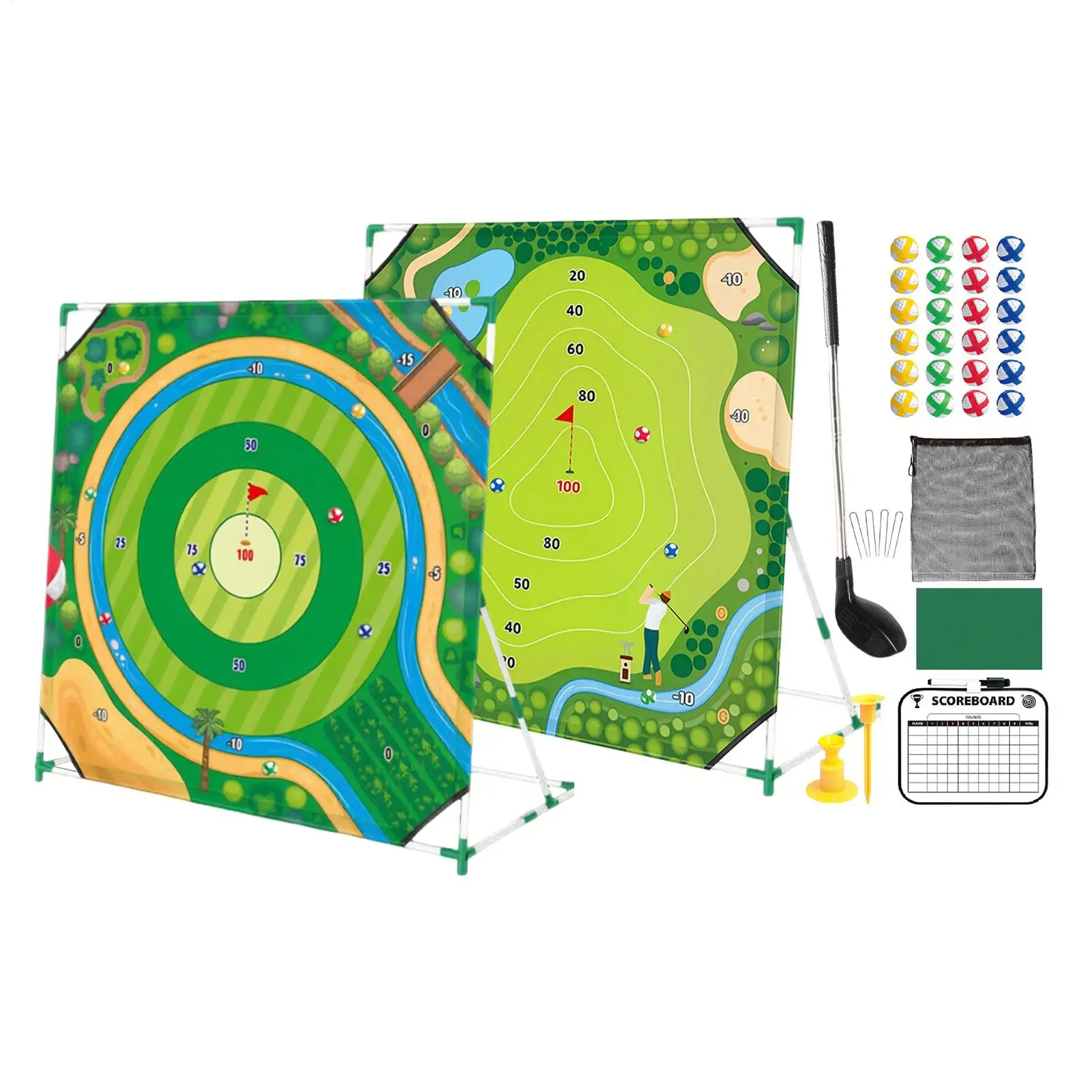 backyard-golf-game-set-with-hitting-mat-balls-interactive-putting-practice-golf-training-kits-for-kids-adults-golfer-family