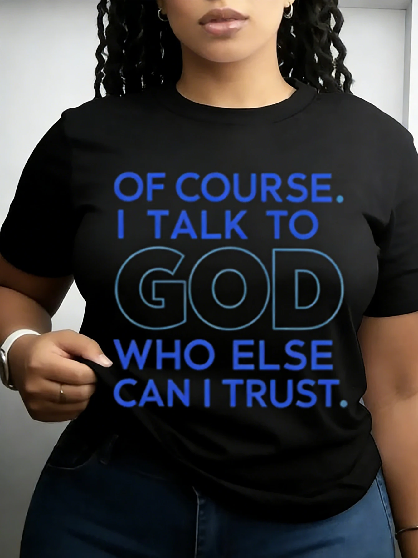 

Large size printed women's casual short-sleeved shirt, with stretch fabric, a comfortable short-sleeved shirt suitable for all s