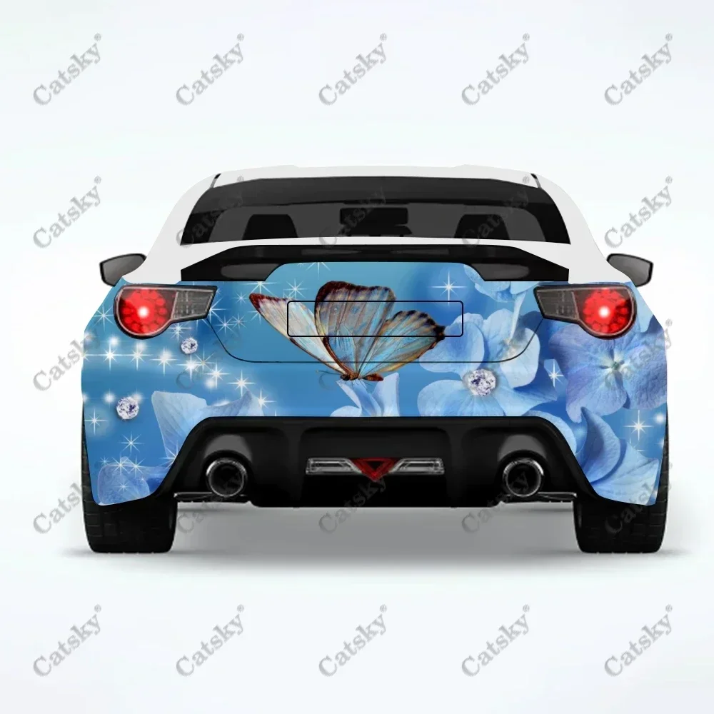 

Butterfly flower Car stickers, truck rear decoration, painting, car modification stickers, car accessories, rear decals
