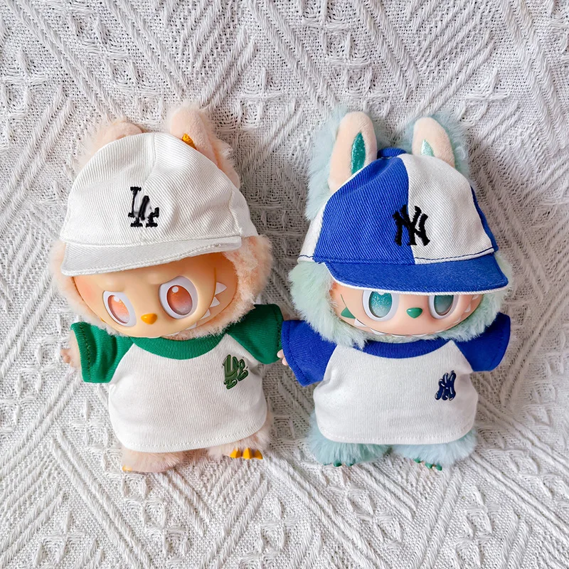Hot For Labubu Doll Clothes17cm Labubu Clothes Sitting Party 17 Baseball Clothes Children'S Clothes Diy Doll Accessories Gift