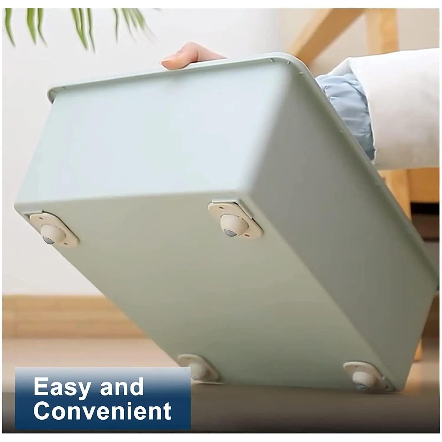 Self Adhesive Caster Wheels Kitchen Small Appliance Rollers Ball Casters Bearing 360° Swivel Wheel for Trash Can Storage Box