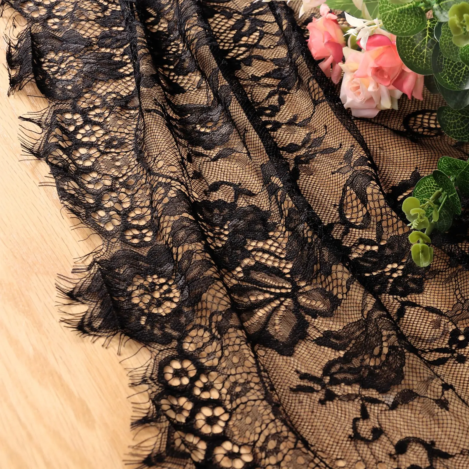 Lace Tablecloth 60×120 Inch Rustic Boho Wedding Bridal Shower Party Decor, Classy Rectangle Vintage Embroidered Table Cloth