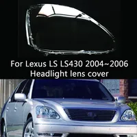 For Lexus LS LS430 2004 2005 2006 Car Headlamp Lens Cover Headlight Shell Mask Transparent Lampshade Plexiglass Head Lamp Shade