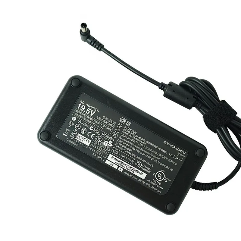 Imagem -05 - Adaptador para Laptop para Sony Vaio 150w 19.5v 7.7a 6.5x4.4 mm Apto para Sony Vaio Vgp-ac19v17 Vgp-ac19v54 Adp150tb Pcga-ac19v7 Vpcl239fw Vpcl238fc