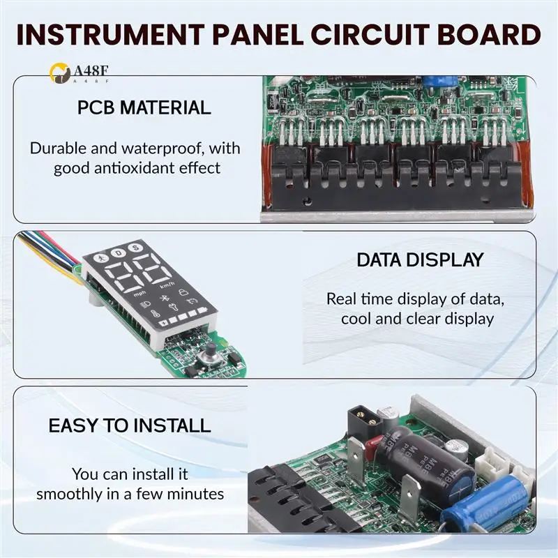 

A48F-Dashboard Circuit Board Display With Controller For Xiaomi 3 Lite Electric Scooter Motherboard Kit Replacement Parts