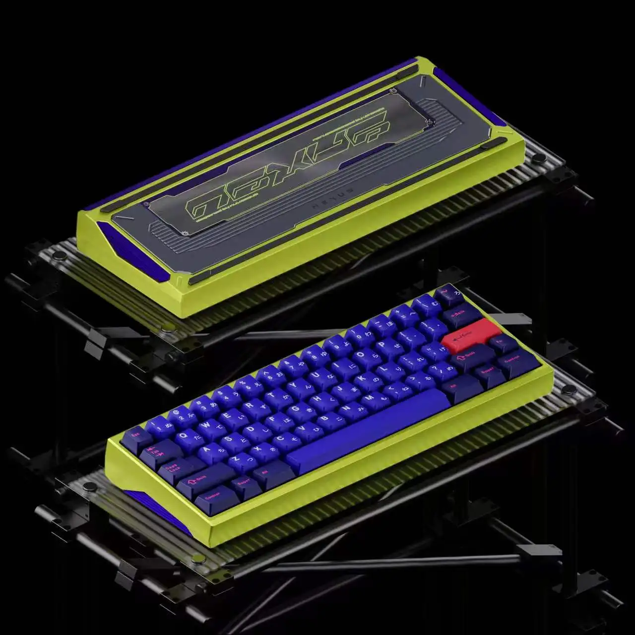 NEXUS60 Mechanical Keyboard Case Customized Wired USB Anodize Aluminum Shell Magnetic Switch E-sports Gaming Office Keyboard