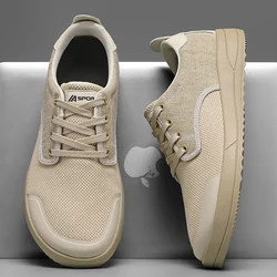 Fashionable Wide Toe Men's Shoes Big Size 39-48 Casual Shoes Mesh Shoes Breathable Men Sports Shoes