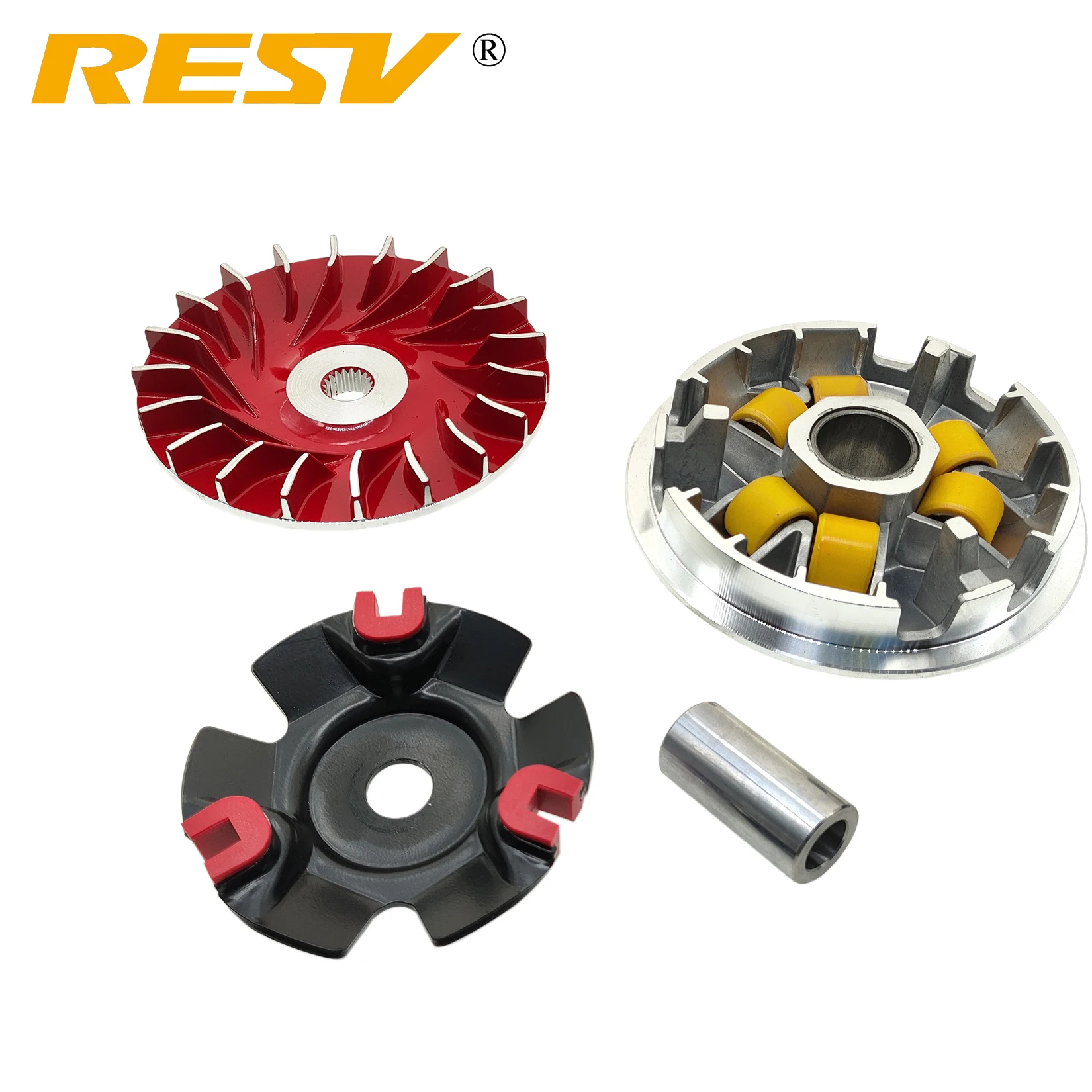 RESV for Honda NES SES SH FES PES PS 125 150 SH125D 22110-KGF-911 Upgrade Racing Variator Drive Face Pulley Assy.