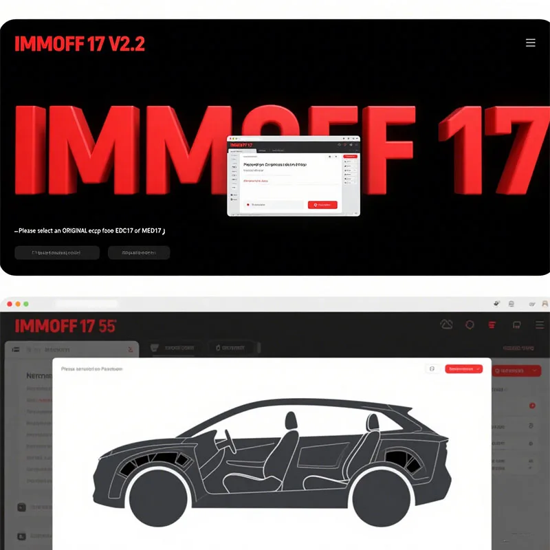 IMMO OFF 17 IMMOFF17 Software Activate Version EDC17 MED 17 Immo Off Ecu EEPROM IMMO PATCH Checksum Correction To IMMO OFF Flash