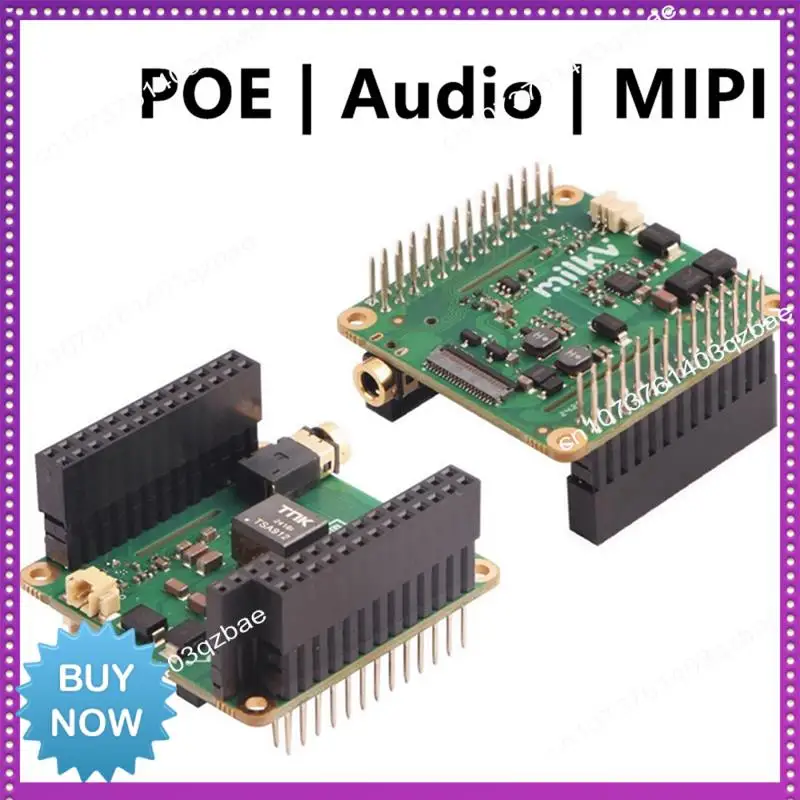 Hot Ltem For Milk-V Duo S Poe HAT Expansion Board MIPI DSI And Audio Interface Support POE Power Supply A