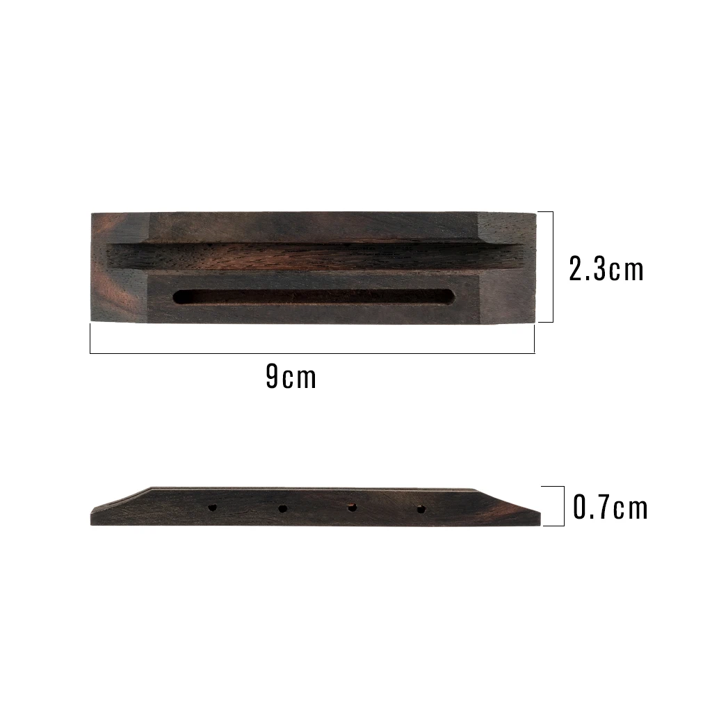 23 Inch Concert Ukulele Bridge 90mm Length Rosewood Uke Bridge For 4 Strings Hawaii DIY Guitar Parts Replacement Accessories