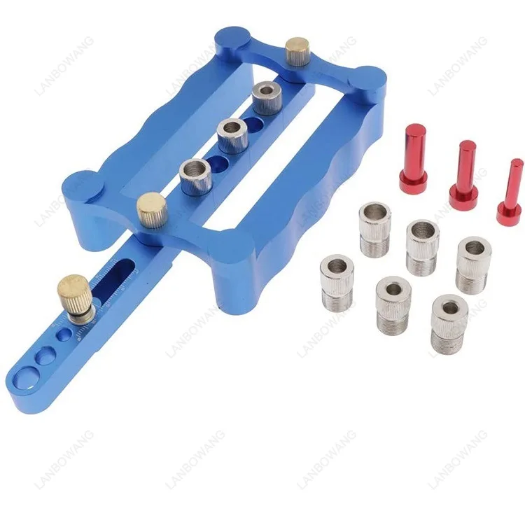 Wood Dowel Drilling Jig Straight Hole Locator DIY Woodworking Hole Opening Drilling Tool