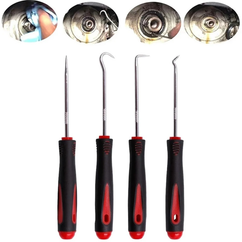 Herramienta de selección y gancho de 160mm, 45/90/135/gancho recto para separar cables, quitar fusibles pequeños, juntas tóricas, herramienta removedora de coche