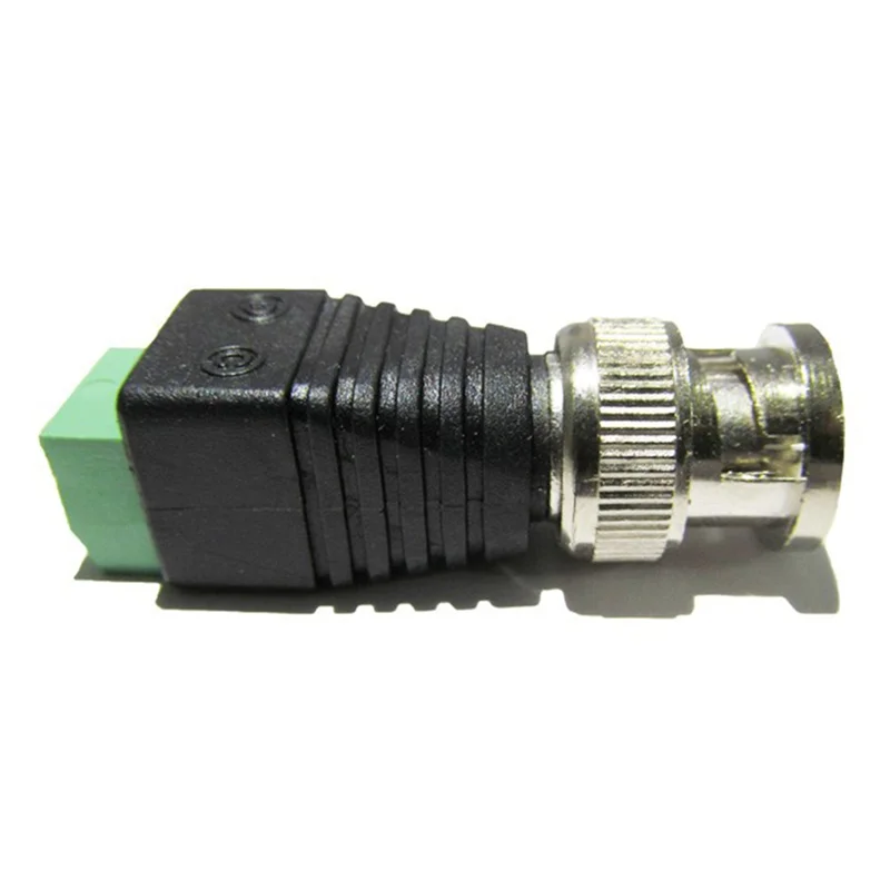 

20Pcs Male Metal BNC Connector With DC Connector Plug Screw Terminal UTP Video Balun For CCTV Surveillance Camera-A80Z