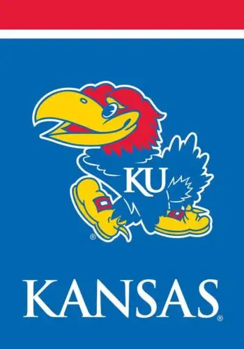 علم البيت المرخص Kansas Jayhawks Ncaa مقاس 40 بوصة × 28 بوصة