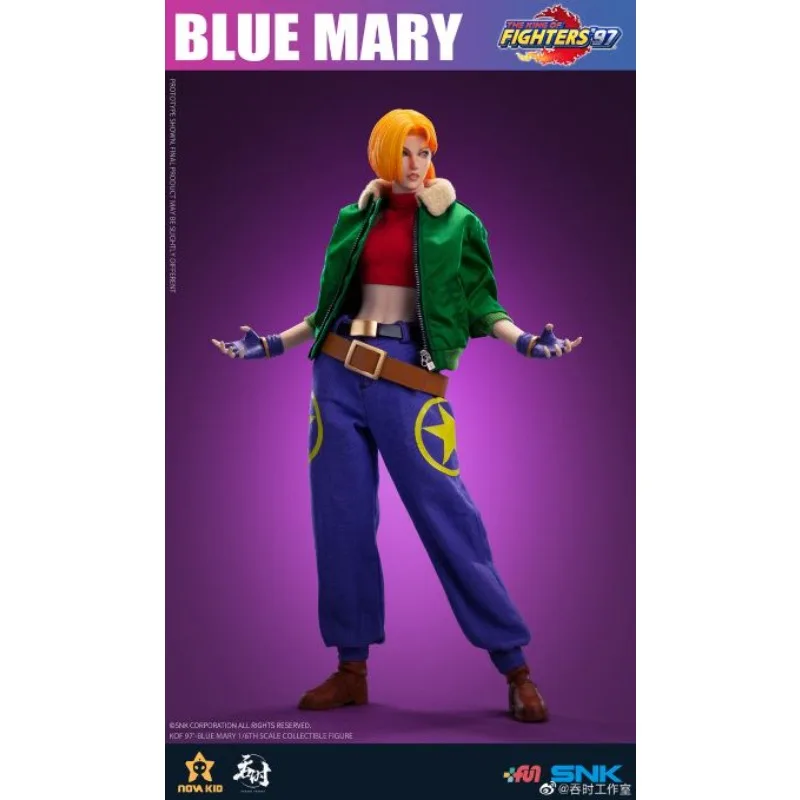 스왈로잉 타임 오리지널 1/6 킹 오브 파이터즈 97 브루 메리 모바일 천 인형 액션 피규어 모델 장난감 장식품 남자아이 선물