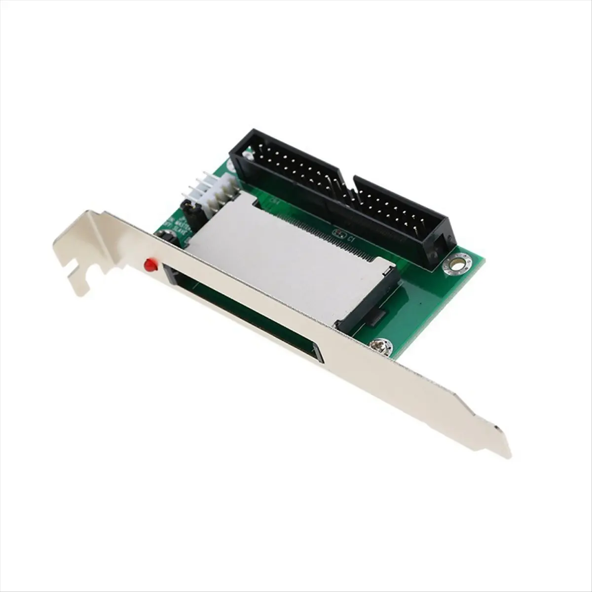 

[A75T] Комплект из 5 адаптеров-конвертеров CF Compact Flash (40-контактный) в IDE (3.5 дюйма) с кронштейном PCI для задней панели