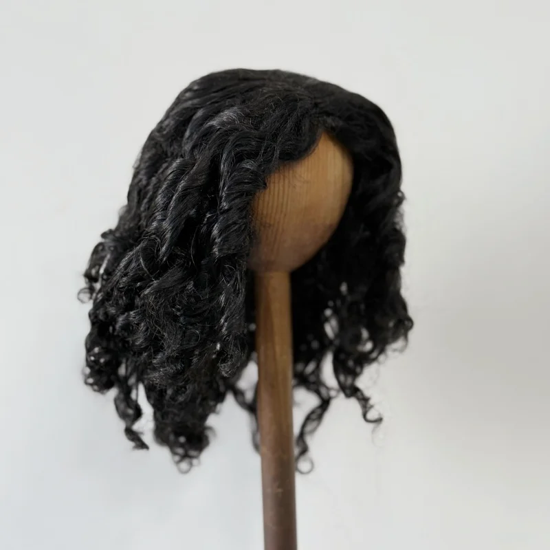 JD001 모든 사이즈 패션 곱슬 웨이브 BJD 합성 모헤어 가발 (1/6 1/4 1/3 블라이스 인형용) 도매 YOSD MSD SD 액세서리