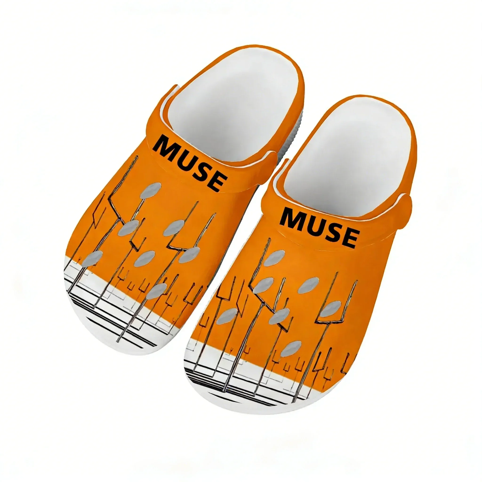 Muse Band Water Shoes Mens Womens Comfortable Fashion Home Garden Clogs Customizd Sandals Beach Breathable Hole Slippers