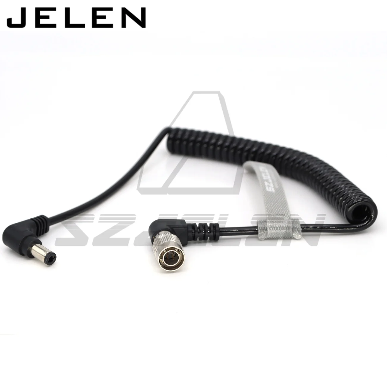 DC2.5 to  4 pin Right angle elbow plug for Sound Devices 688 633 Zoom F8 Power Cable ZAXCOM