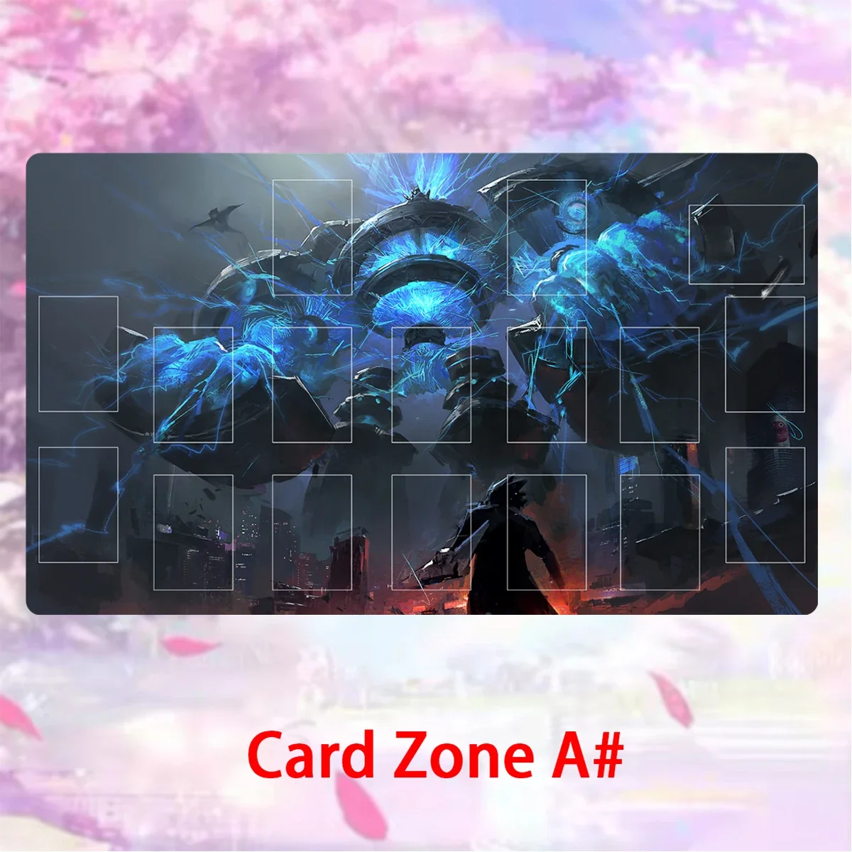 YuGiOh Playmat Cat Shark & Gigantic Spright TCG OCG CCG Trading Card Game Mat Anime Mouse Pad Rubber Desk Mat Zone & Bag 60x35cm