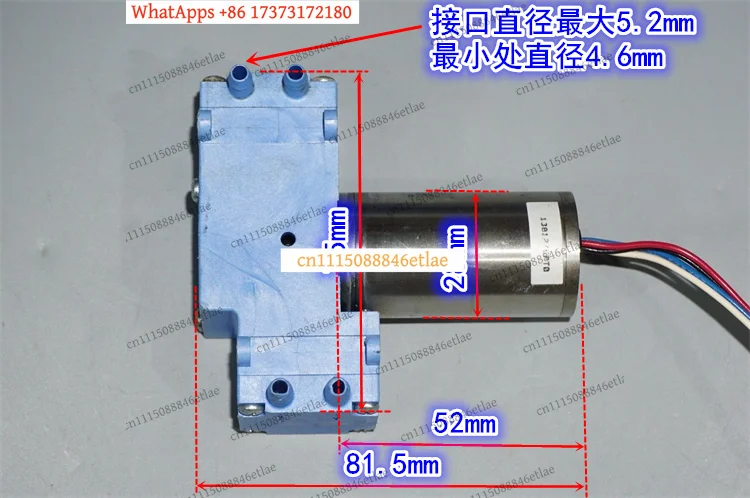 AB01  12V Brushless Dual Diaphragm Vacuum Pump Replacement for Parker Hargraves