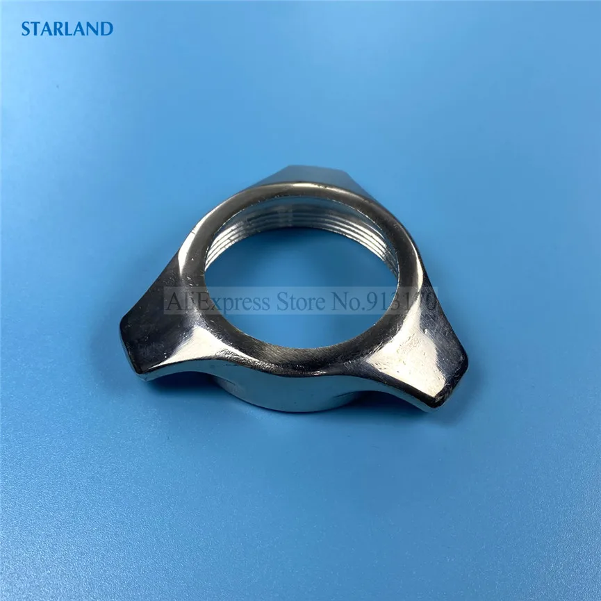 1 Triangle Shaped Clamp Nut Stainless Steel Sausage Stuffer Churros Machine Inner Diameter 54mm Fitting Of Sausage Filler