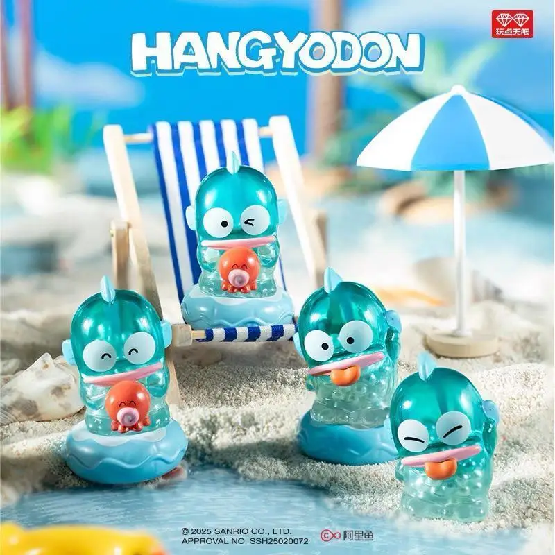 

Hangyodon Holiday Series Stacking Toy Blind Box Genuine Trendy Collectible Figure Desktop Ornament Decor