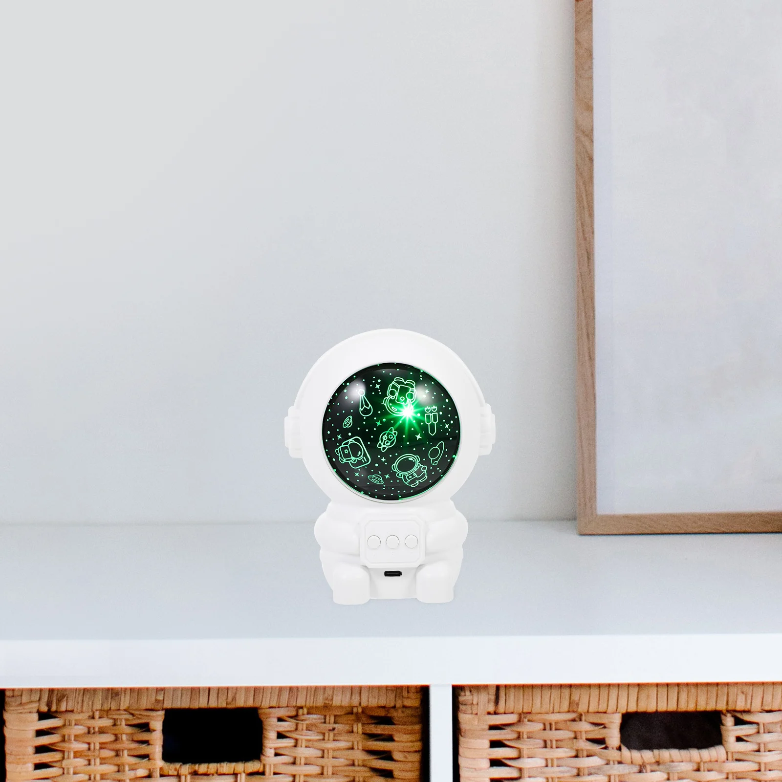 

Star Light Projector Night Lamp Desk Bedside Table Lamps Astronaut Light Projection Romantic Atmosphere Calm Ambiance Child Room