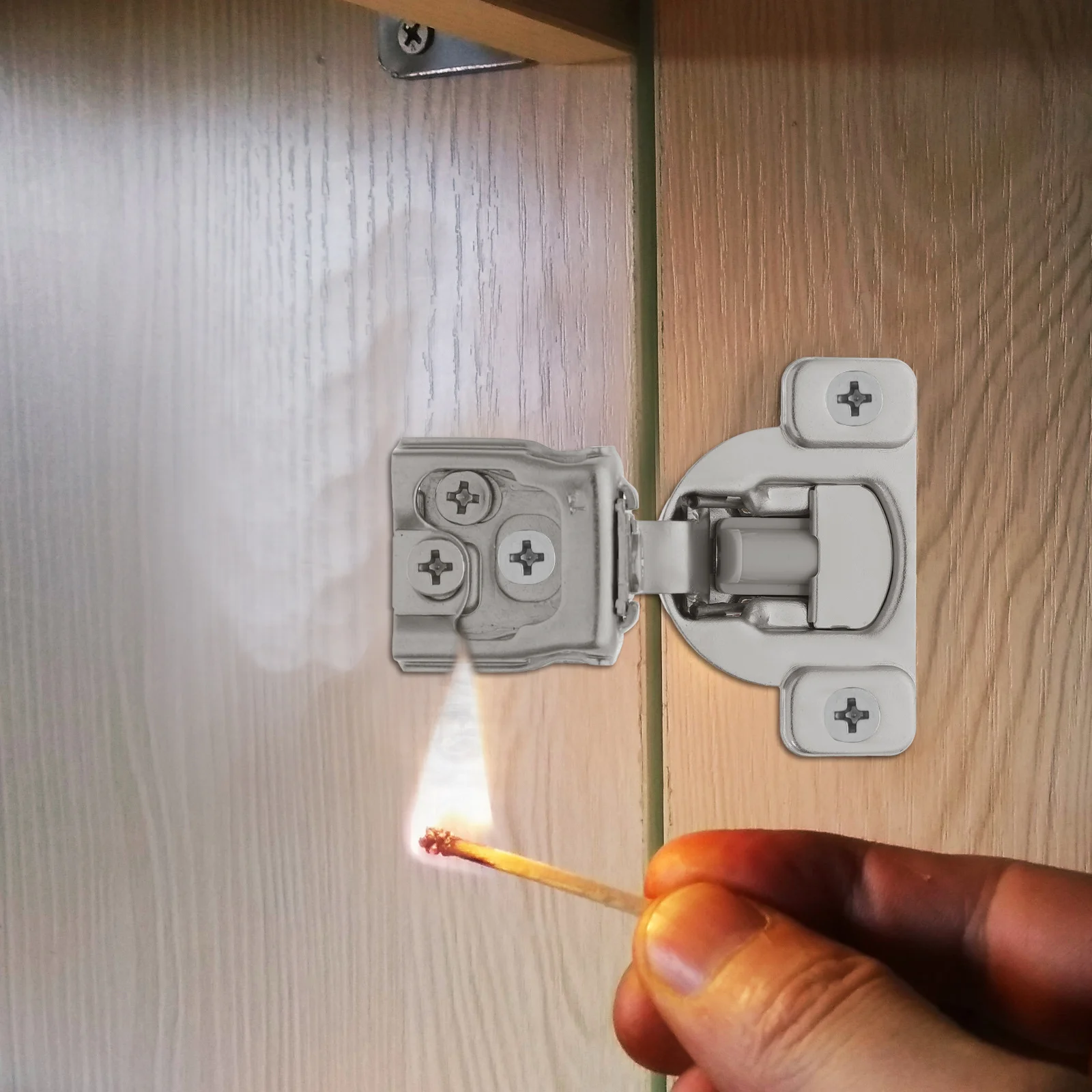 

1 Set Of Soft Close Cabinet Hinges Stainless Steel Full Overlay Kitchen Cabinet Door Hinge For Frameless Framed Cabinets Quiet