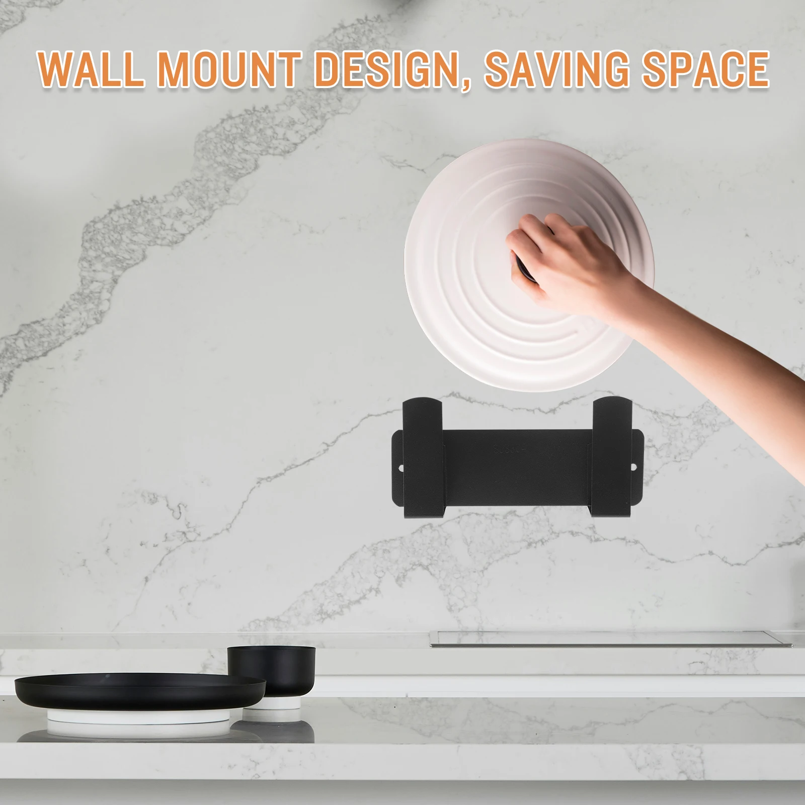 

Cutting Board Mount Pot Lid Holder Shelf Organizer Pan Cover Rack Storage Solution Kitchen Tool HOLDER