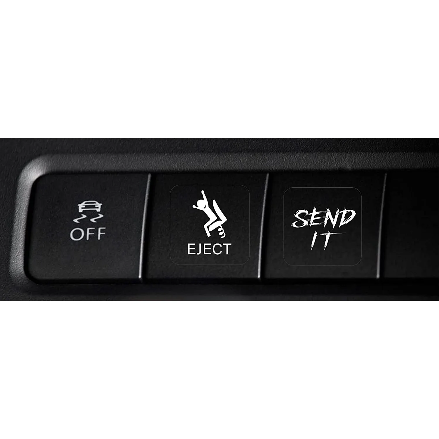 15Pcs/Set Car Switch Button Stickers, Creative Dashboard Console Label Decals, Self-Adhesive Interior Decor for Cars & Trucks