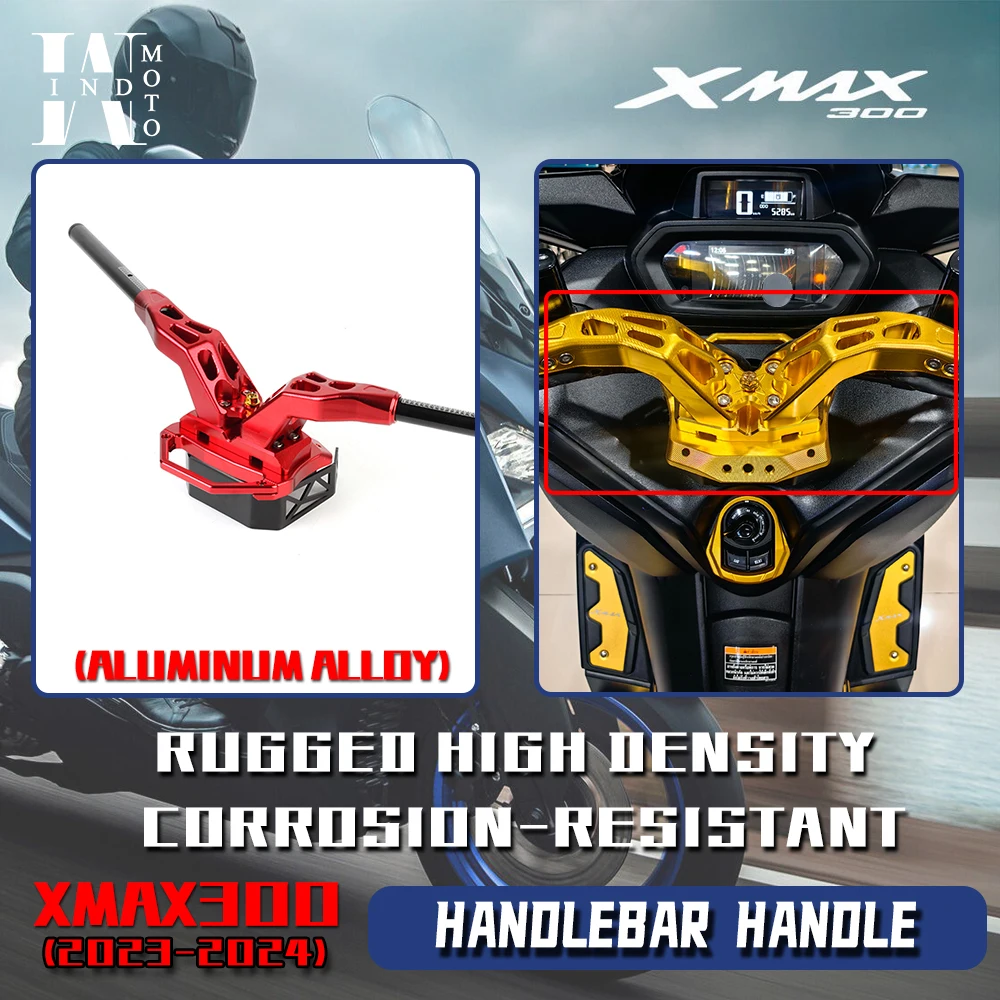 

Handlebar Handle For XMAX 300 Aluminum alloy handle bar CNC Handlebar Grips Anti-rust Handle Bars