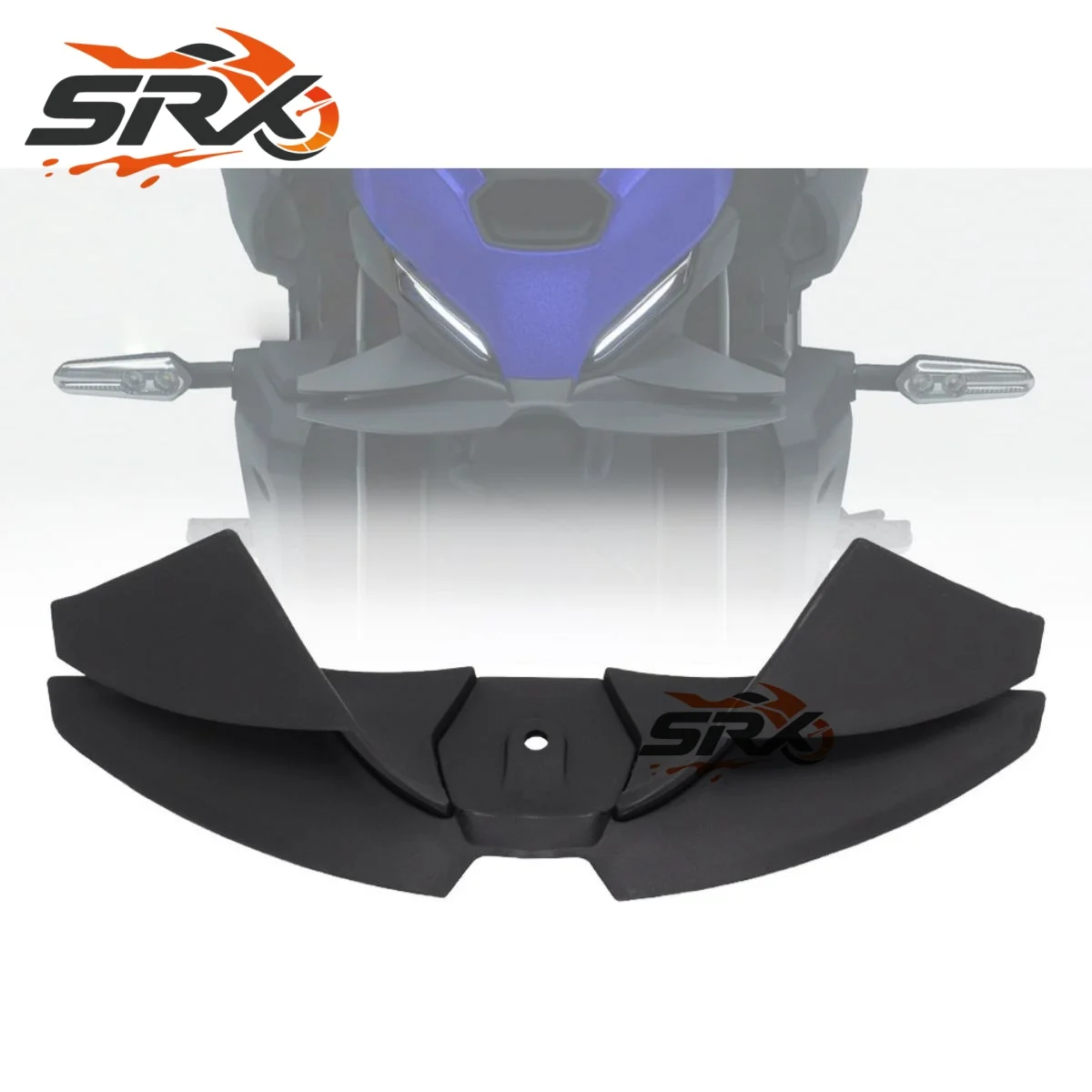 For Yamaha MT-07 2024-2025 Downforce Naked Frontal Spoilers MT07 2025 Front Beak Spoiler Lower spoiler Lower lip