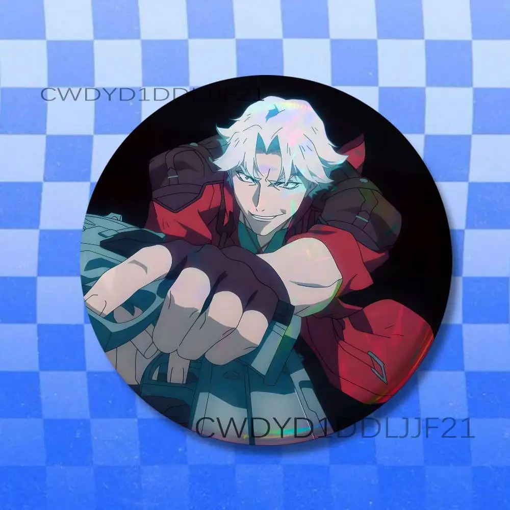 D-Devil May Cry 5 Dante Badge Handmade Button Brooch for Backpack Hat Shirt Accessories Gifts