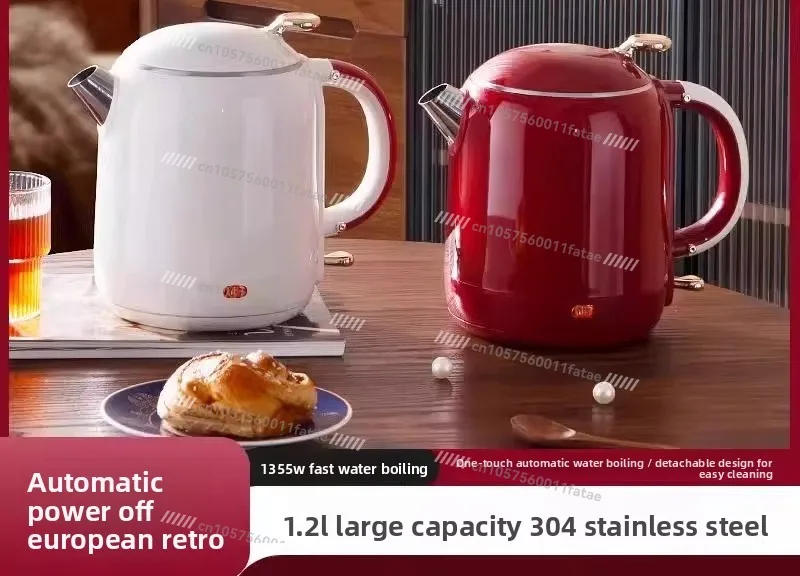 Kettle Food Grade 304 Stainless Steel Double Layer Insulation Seamless Small Kettle